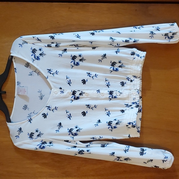 NOBO Tops - NOBO crop long sleeve crop top